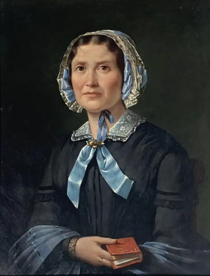 Клод-Мари Дюбюф потрет Дама из высшего общества, фотография 2