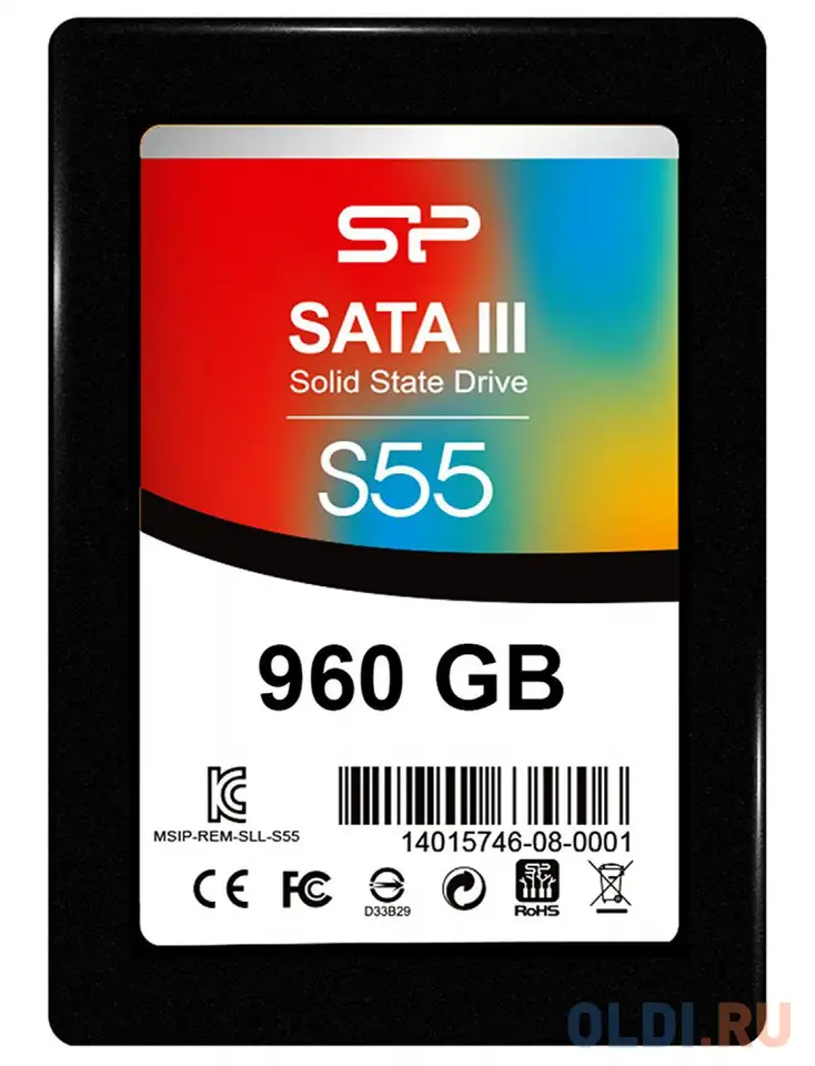 Ssd накопитель silicon power s55 960 gb sata-iii, фотография 1
