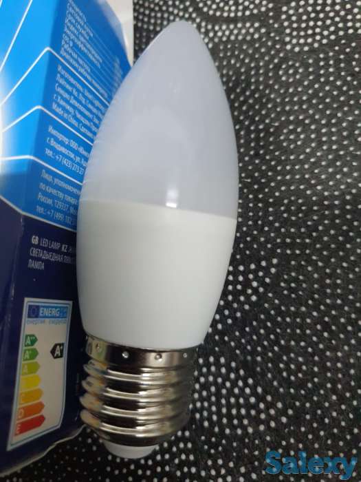 Лампа накаливания Norma 60W, лампочка 7 Ватт расход на потребление, фотография 1