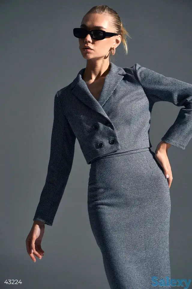 Укороченный кашемировый пиджак, фотография 1