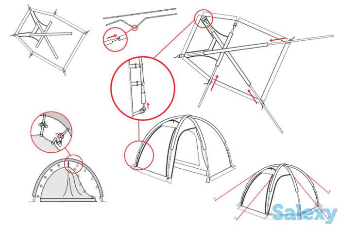 Палатка   alexika minnesota 3 luxe green, фотография 9
