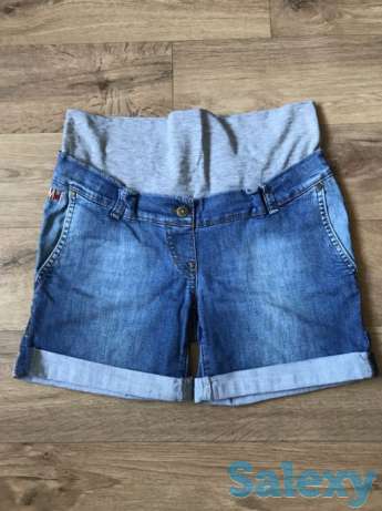 Продам джинсовые шорты для беременных, фотография 1