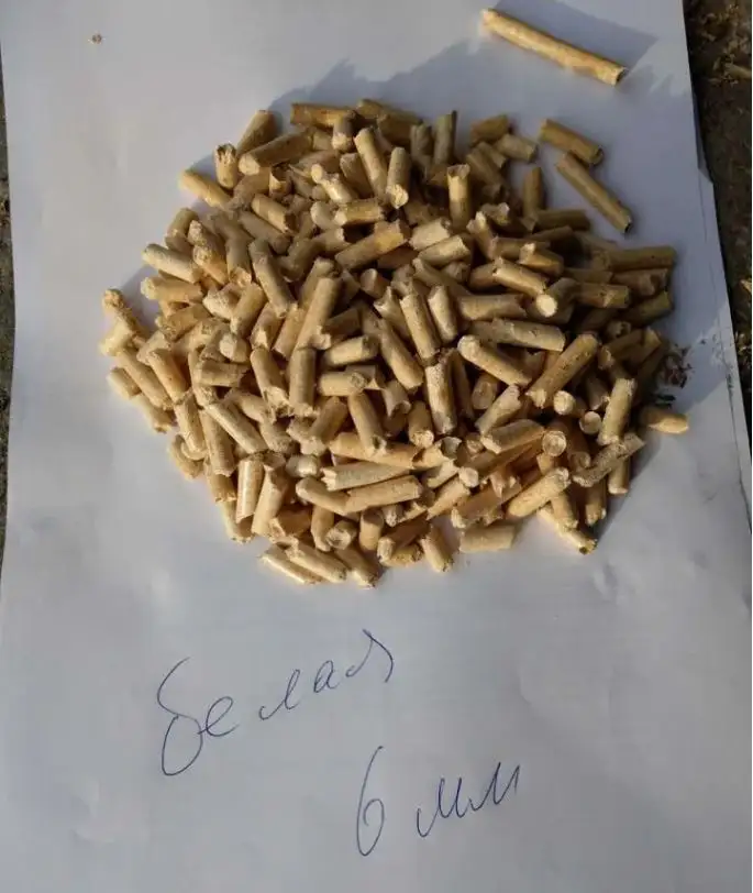 Пеллета белая топливные гранулы, фотография 2