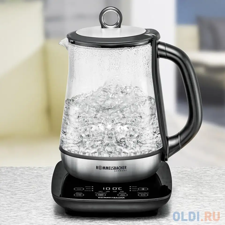 Электрический чайник rommelsbacher ta 2000 1.2 л, фотография 1