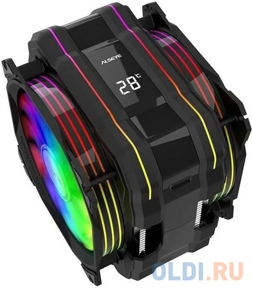 M120d universal, 200w, heat pipe 6mm*6, 120mm fan 700~1900rpm, 73.75cfm, 41.2dba,, фотография 1