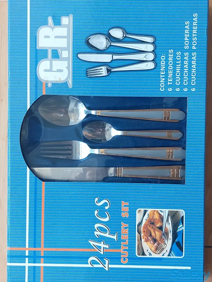 Столовый набор 24 Новый, фотография 1