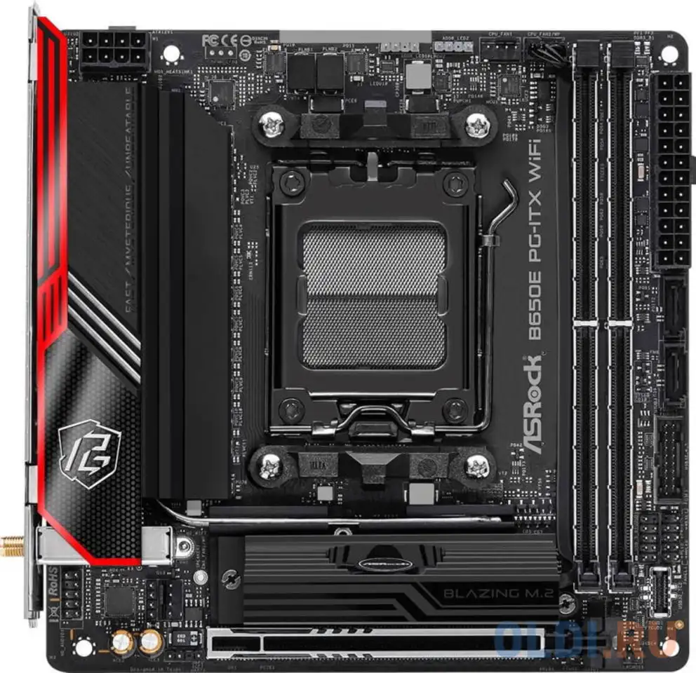 Материнская плата asrock b650e pg-itx wifi, фотография 1