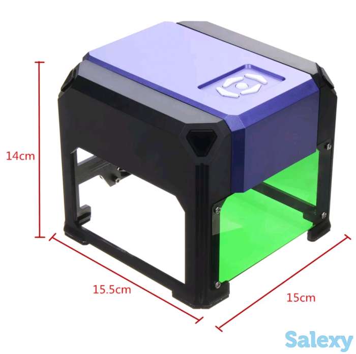 Лазерный гравировальный мини станок 1000МВт., фотография 3
