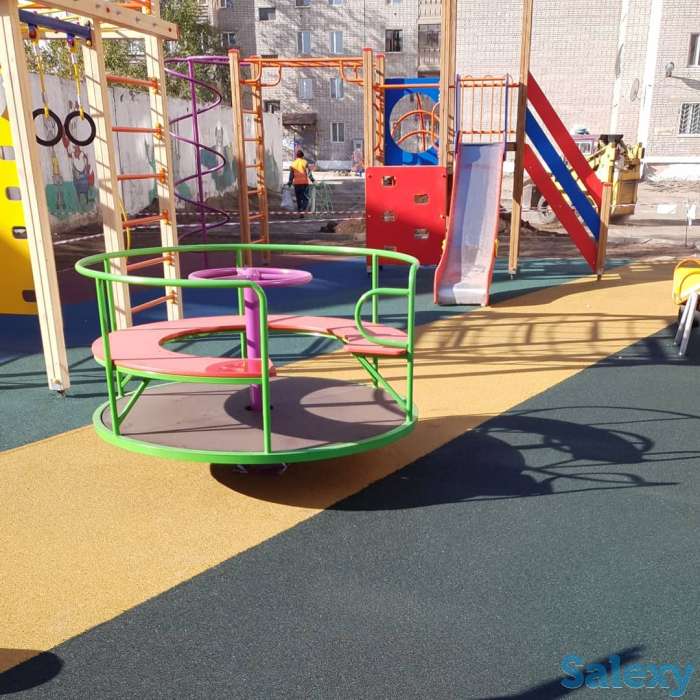 тартановое покрытие с монтажом, фотография 3