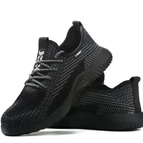 Кроссовки черные со стальным носком, фотография 1