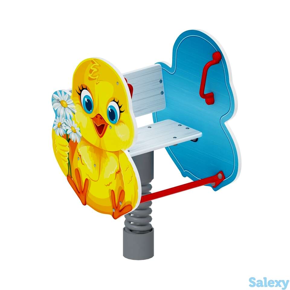 Качалка на пружине цыпленок ио 22.01.03-01, фотография 1