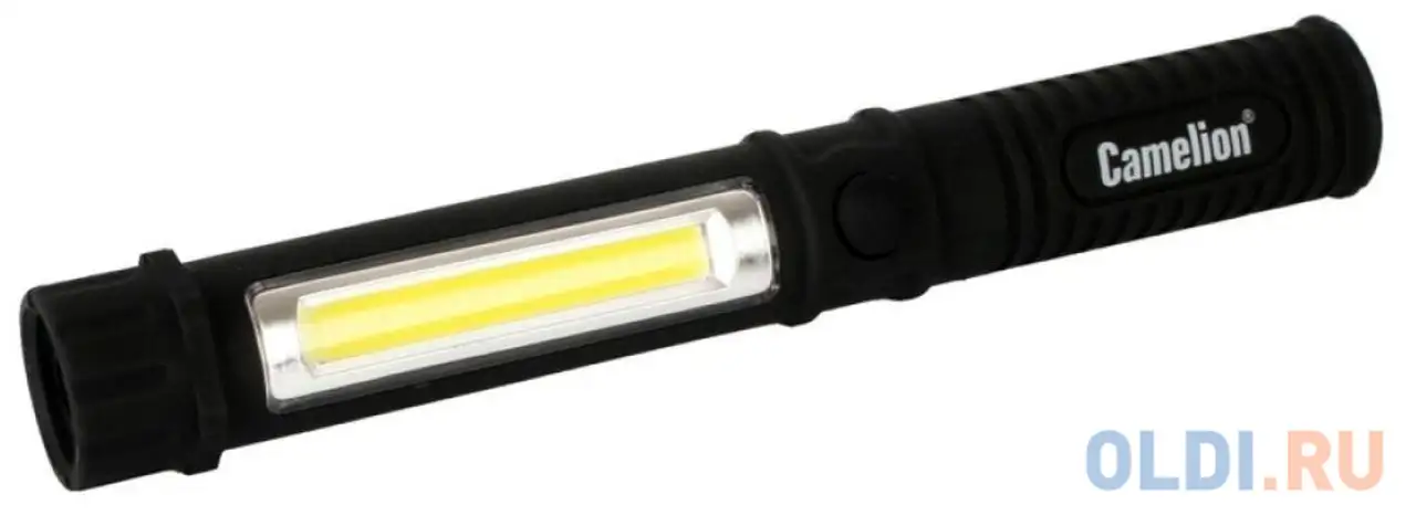 Camelion led51521 (фонарь-ручка,  cob led+1w led, 3xr03, пластик, магнит, клипса,, фотография 1