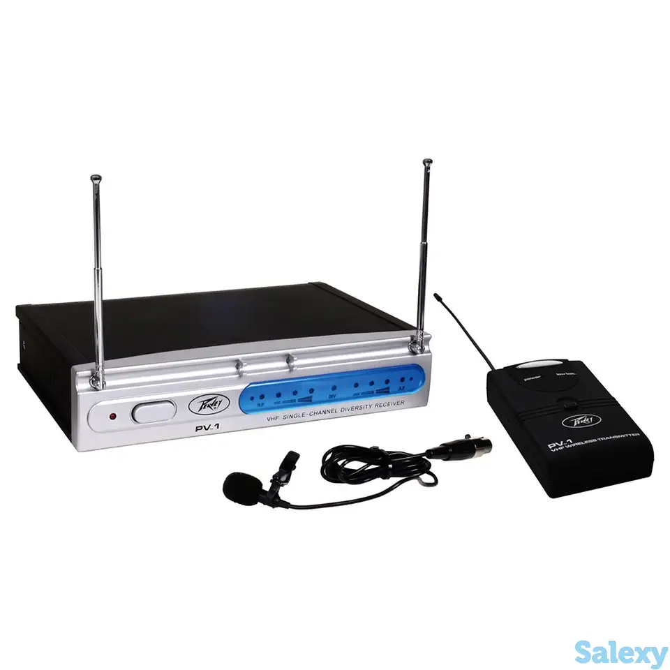 Одноканальная радиосистема peavey pv-1 v1 bl 203.400mhz, фотография 1