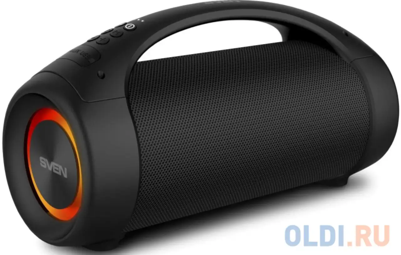 Колонка портативная 2.0 sven ас ps-370 черный, фотография 1