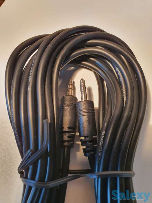 Аудио видео Кабель шнур AUX-AUX,  высококачественный 1.5 метров, фотография 2