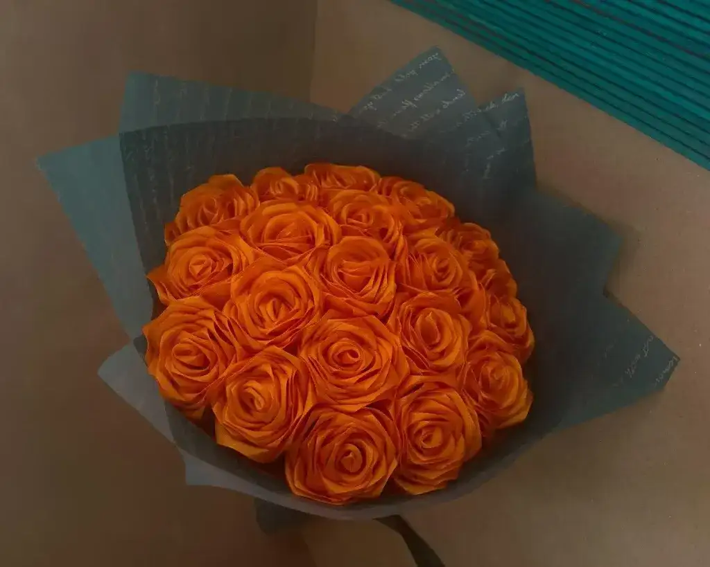 Букеты из атласной ленты. Вечные РОЗЫ. Ручная работа!!!, фотография 4