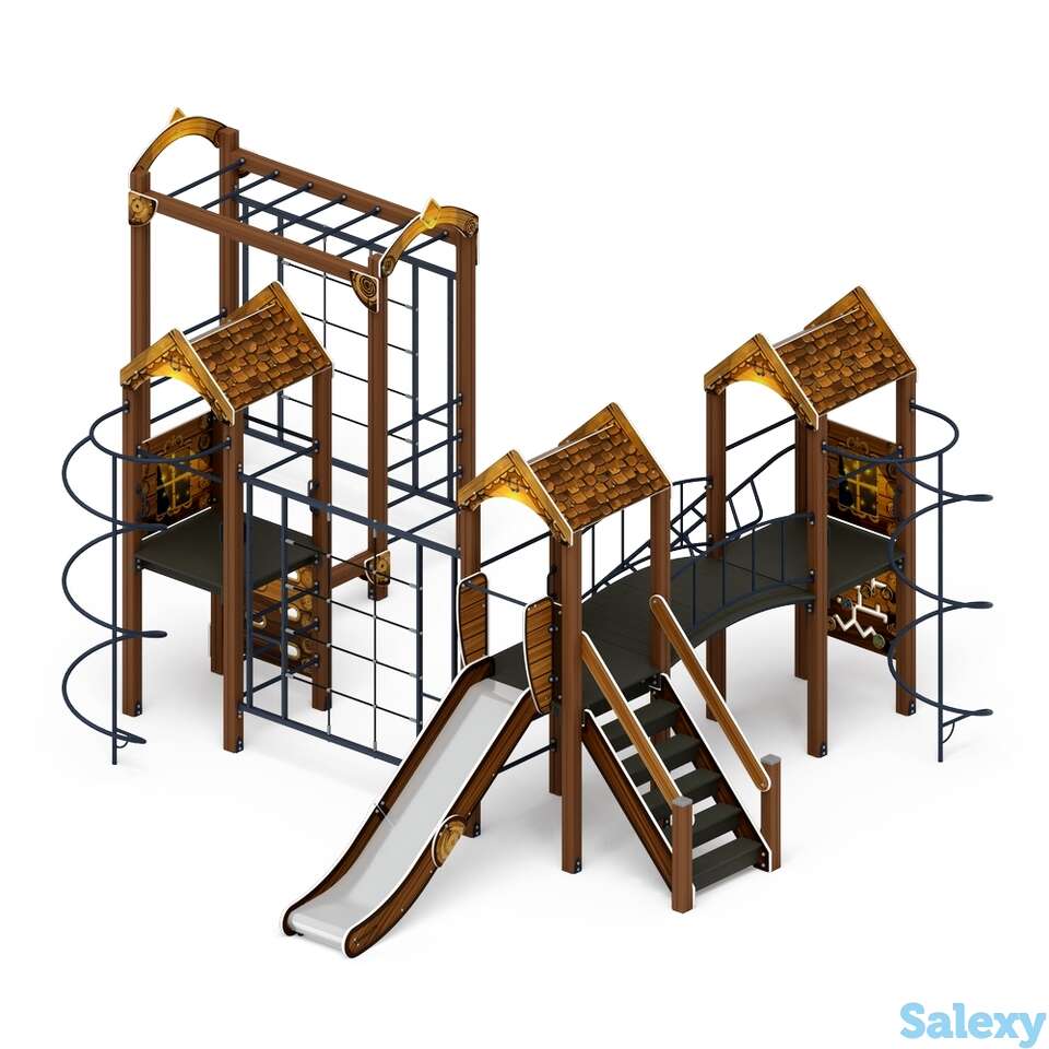 Детский игровой комплекс «городок (эко)» дик 2.01.3.04-02 h=1200, фотография 1