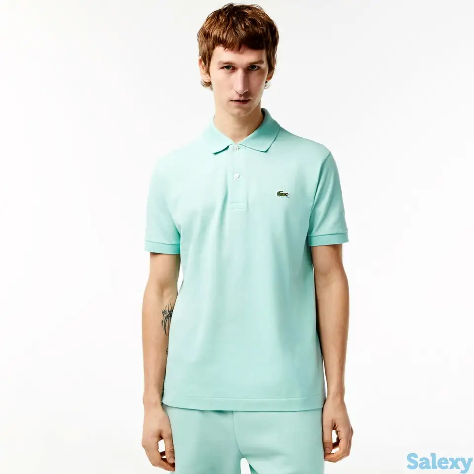 Мужское поло lacoste l1212 classic fit, фотография 1