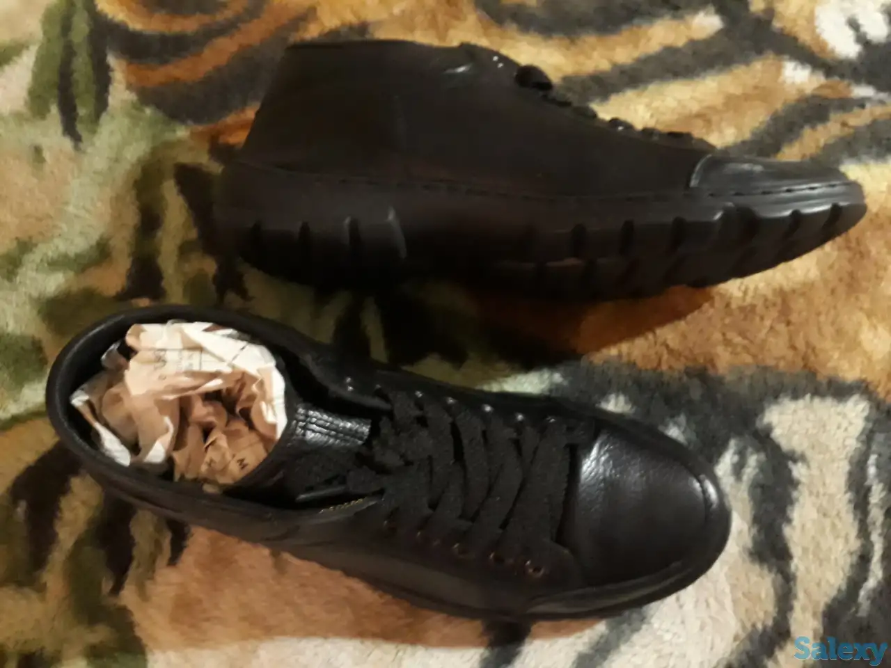 Кроссовки новые, кожаные, ручная сборка, 43 размер, торга нет., фотография 1