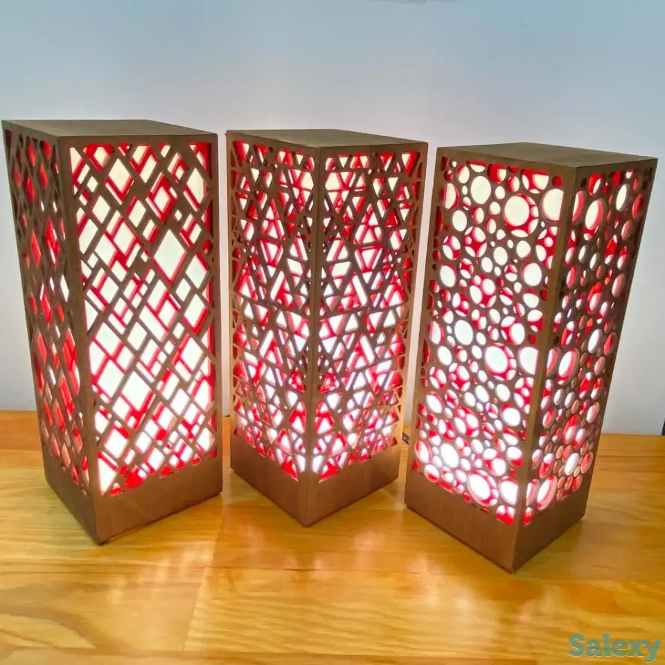 Красный Интерьерный светильник - ночник, фотография 11