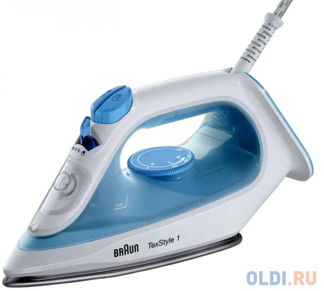 Утюг braun si1050bl 2000вт синий белый, фотография 1
