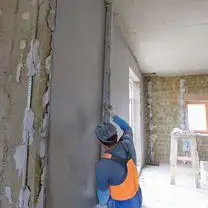 Выравнивание стен штукатурка шпатлёвка, фотография 4