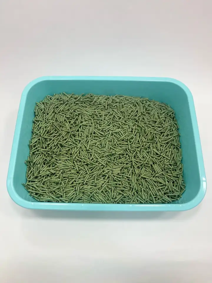 Комкующий наполнитель для кошек Тофу С Ароматами Зеленное яблоко, Вишня, Ваниль, Клубника, Нейтральный, фотография 4