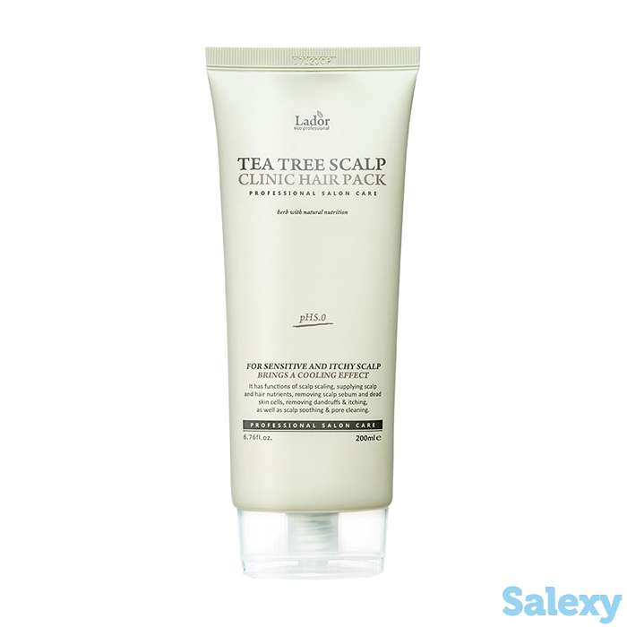 Маска для кожи головы la’dor tea tree scalp clinic hair pack, фотография 1
