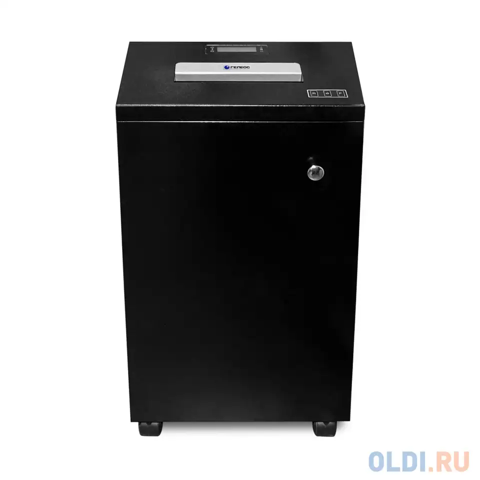 Шредер heleos уо55-7 черный (секр.p-7) фрагменты 7лист. 55лтр., фотография 1