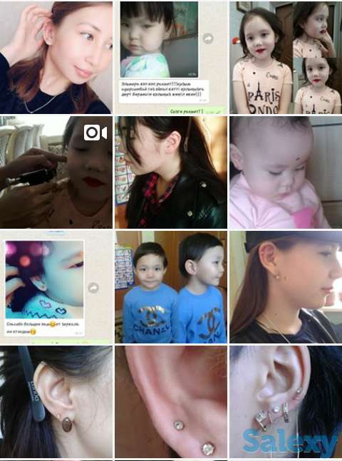 Прокол ушей и пирсинг носа, фотография 1