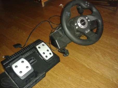 Продаю хороший игровой руль цвет, фотография 1