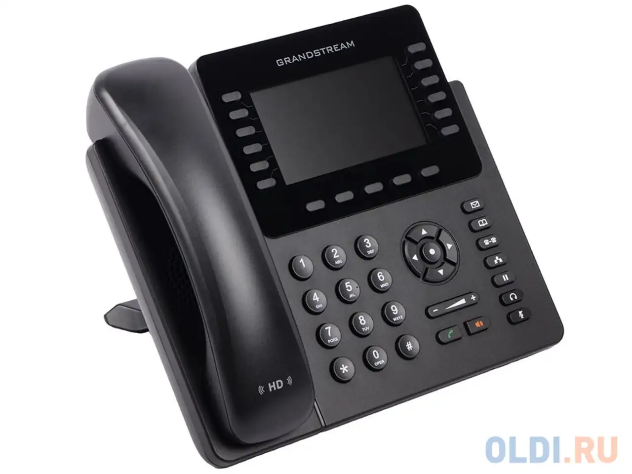 Телефон ip grandstream gxp-2170 12 линий 6 sip-аккаунтов 2x10/100/1000mbps цветной lcd, фотография 1