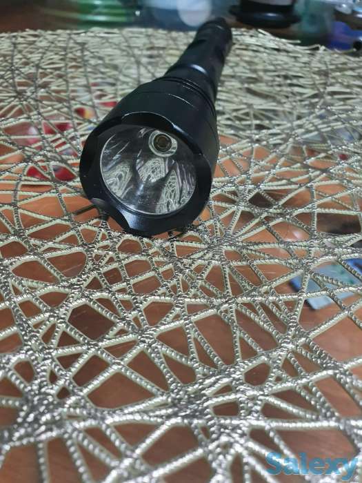 Фонарик железный металлический супер качество малый, фотография 2