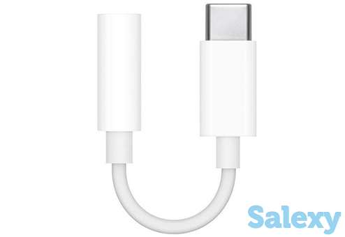 Переходник apple usb-c to 3.5 mm mini-jack (mu7e2zm/a). белый, фотография 2