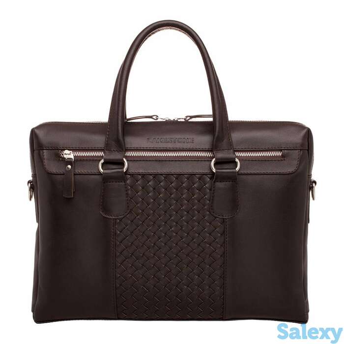 Деловая сумка Bramley Brown из кожи для ноутбука, фотография 1
