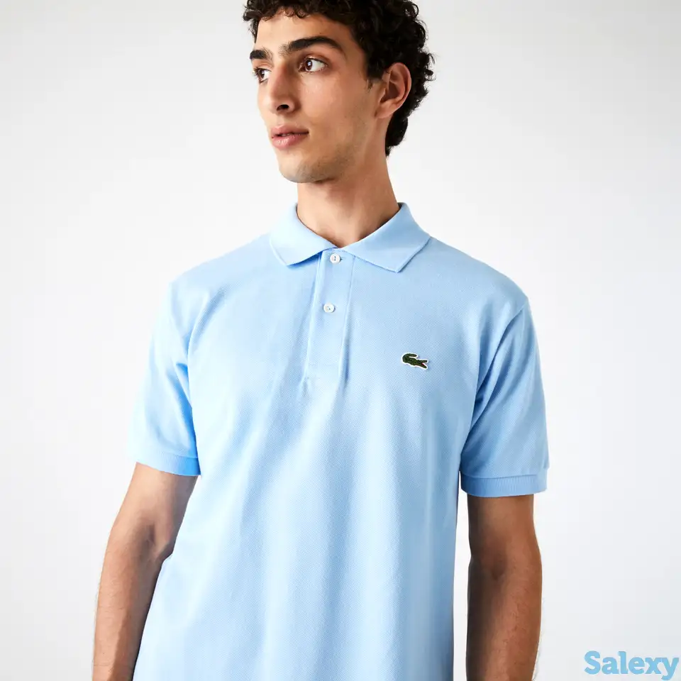 Мужское поло lacoste l1212 classic fit, фотография 1