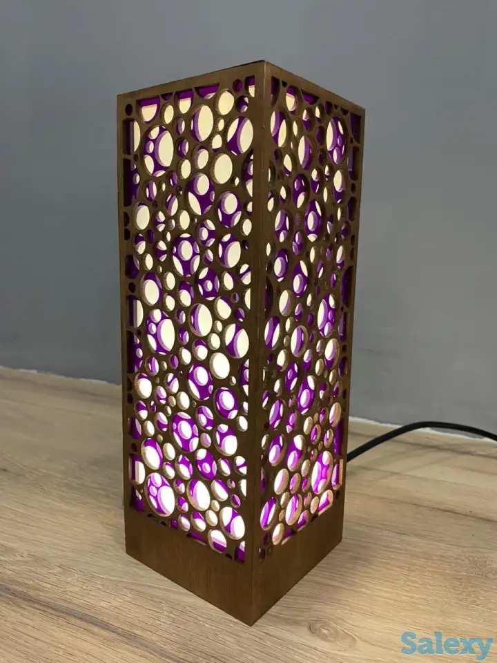Фиолетовый Интерьерный лампа-ночник, фотография 5