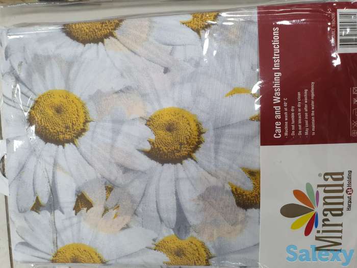 Стильные Шторки для душа и ванны, Турция Яркие Ромашки, фотография 1