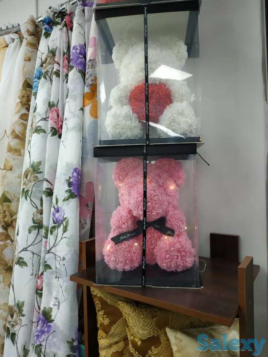 Мишка из роз Тедди ко дню всех влюбленных, фотография 8