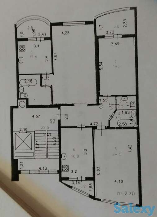 Продается срочно 4-х комн. квартира, 145 кв.м, в центре города Атырау., фотография 11