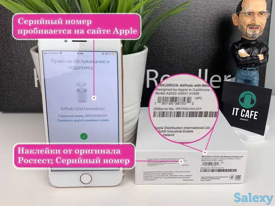 Airpods 2 premium качества, фотография 6