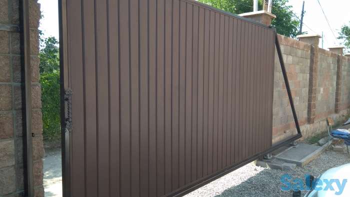 Откатные консольные ворота, автоматика, сварочные работы, любые металлоконструкции, фотография 11