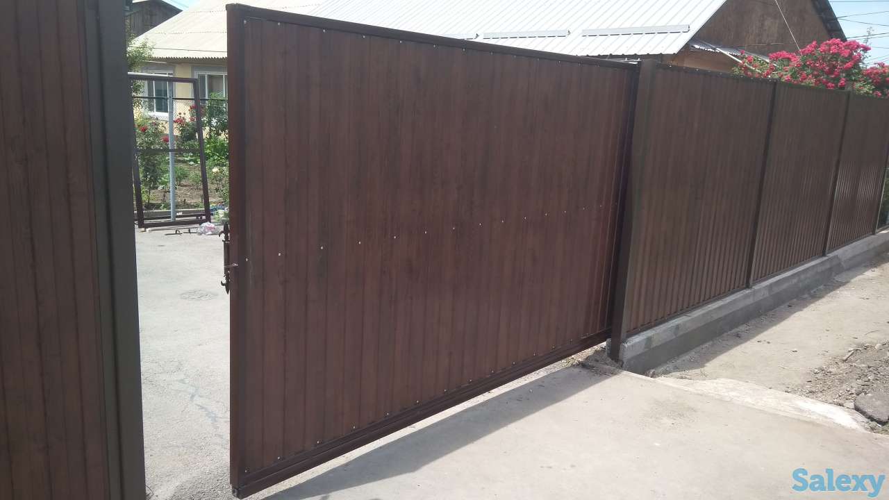 Откатные ворота, автоматика, фотография 4