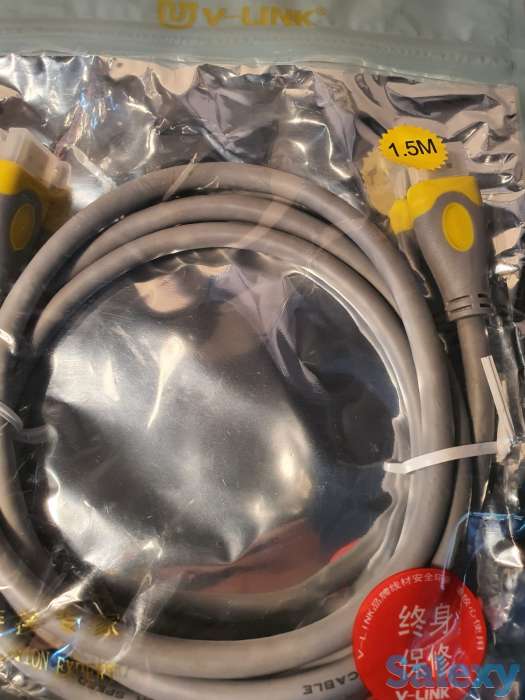 Кабель шнур High speed HDMI-HDMI Premium series толстый провод 1,5м, фотография 3