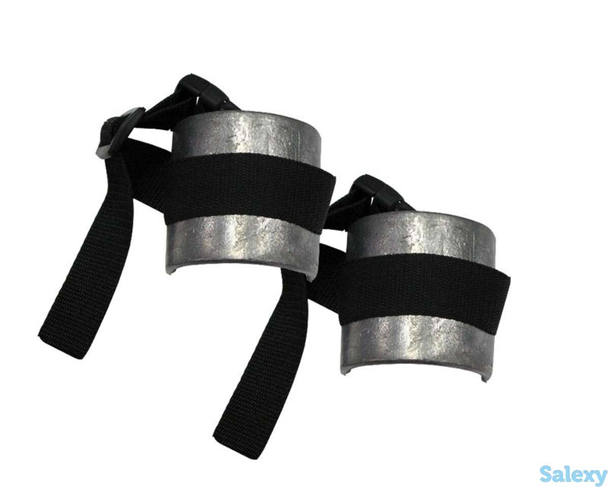 Груза ножные гнутые с ремешком, 2 шт. по 500 г, фотография 1