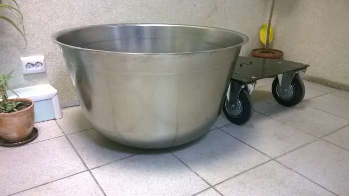 Чан для Дежи 140 литров из нерж. стали, фотография 1