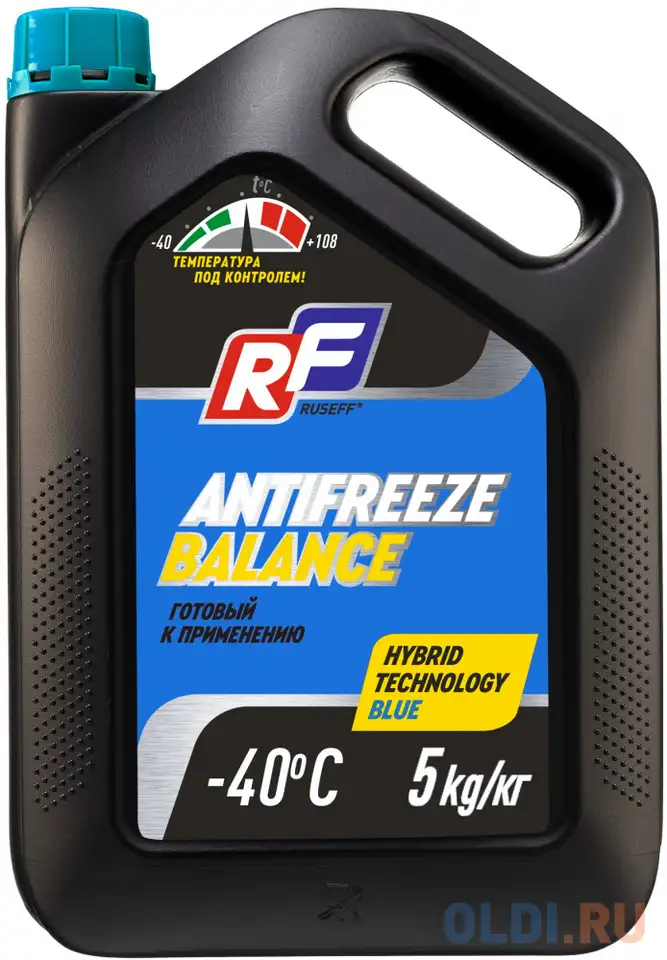 17472n ruseff антифриз antifreeze balance син. (5кг), фотография 1