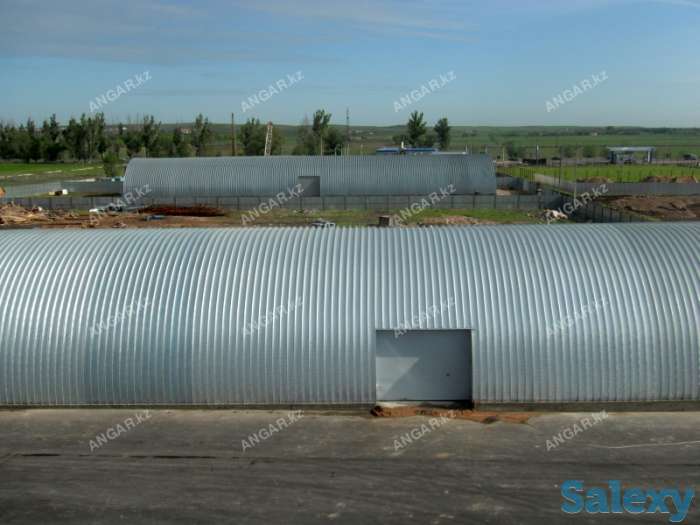Быстровозводимые бескаркасные ангары в г. Шымкент, фотография 2
