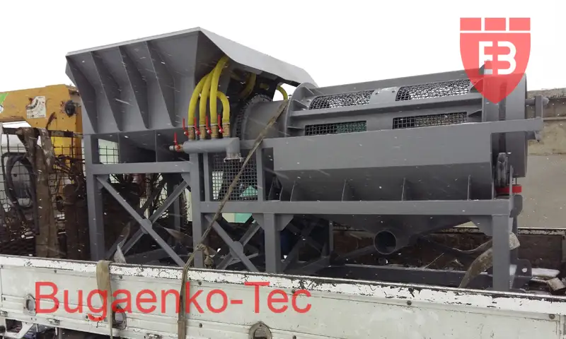 Мобильный промприбор B 1362 Скруббер - Бутара для промывки и добычи золота от производителя, фотография 1