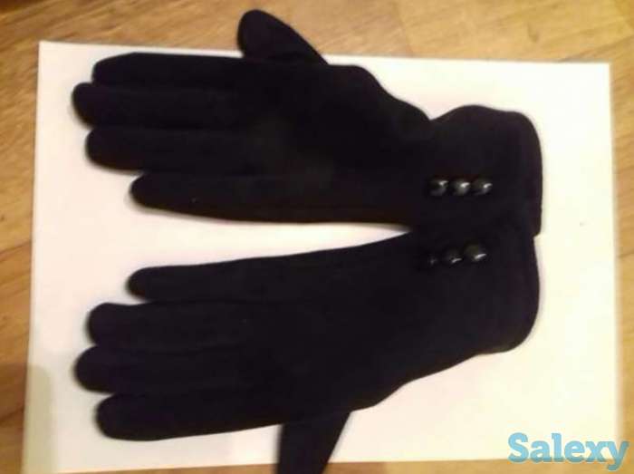 Перчатки замшевые женские, фотография 1
